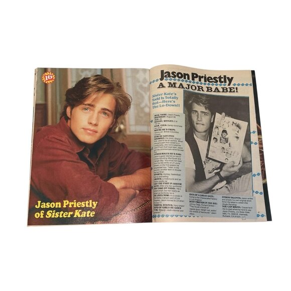 16 Magazine February 1990 New Kids NKOTB Richard Greico Monkees Debbie Gibson - Picture 3 of 7